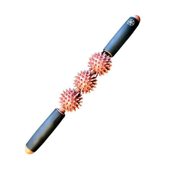 Gaiam Restore Pressure Point Muscle Roller Ball Massage Stick 17" Long - Picture 1 of 4